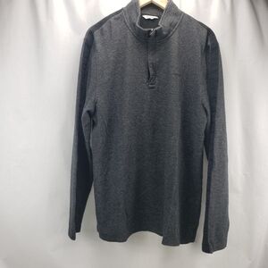 Calvin Klein 1/4 Zipper Gray Pullover Size XL